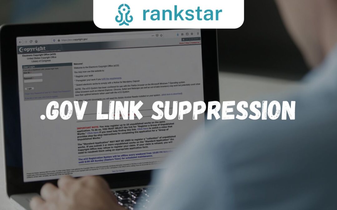 .Gov link suppression